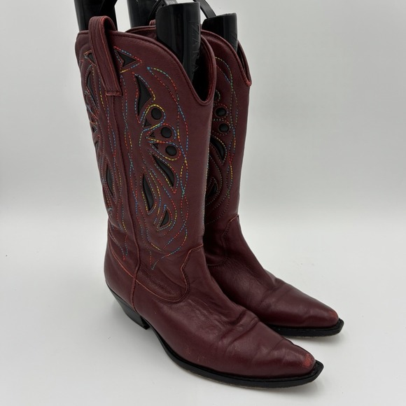 Free People Shoes - Free People Rancho Mirage Cowboy Boots in Brandy Wine Size 7.5 EU 38 Western